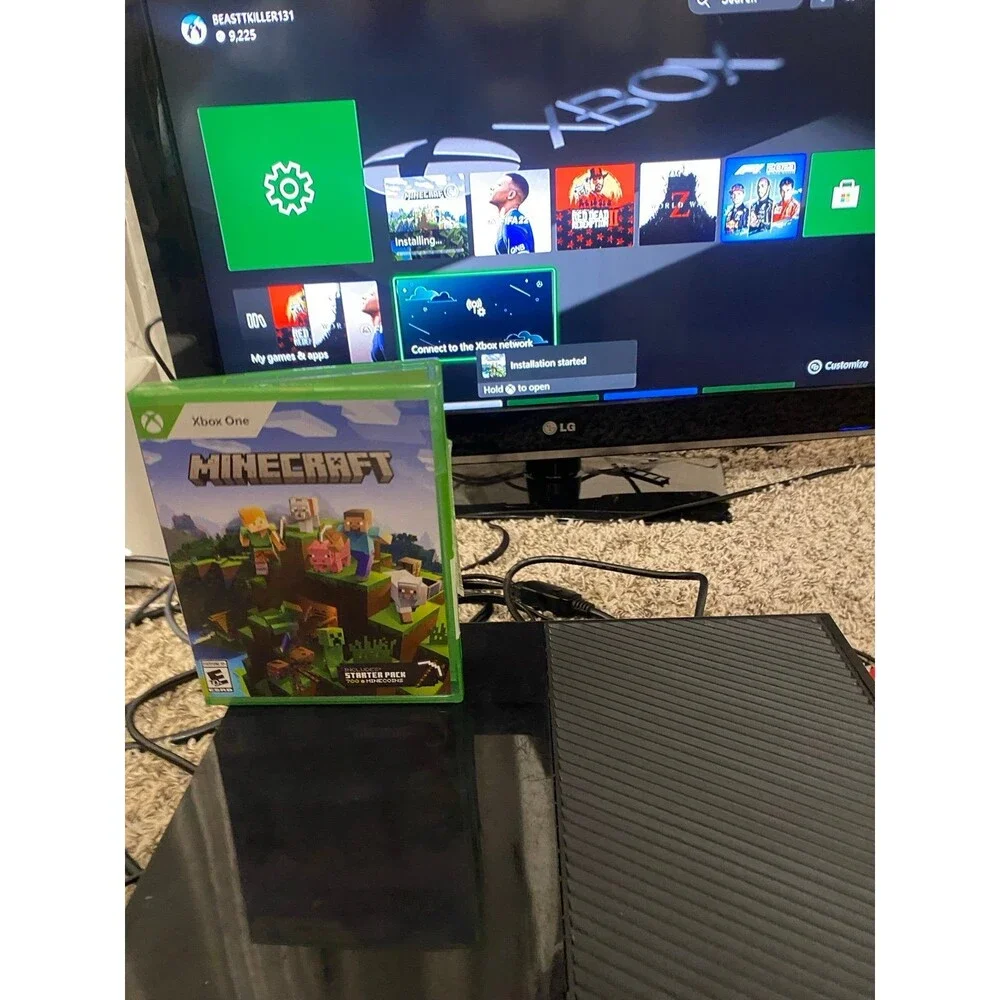 Microsoft Xbox One 500GB Console - Black Tested Works Controller w cords XB1 XOn